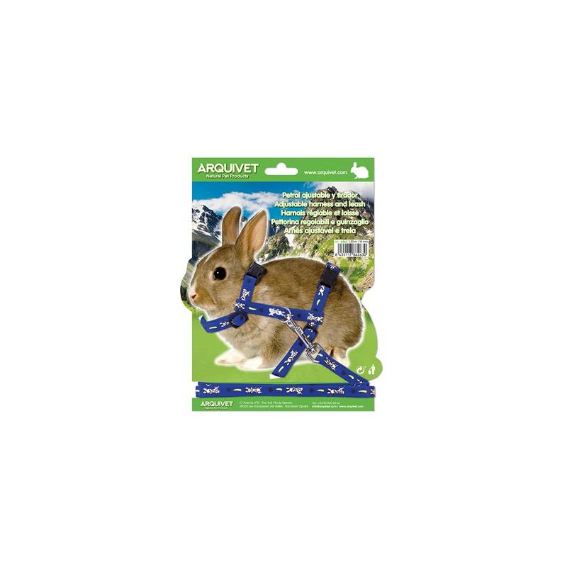 Petral ajust. estampado conejo