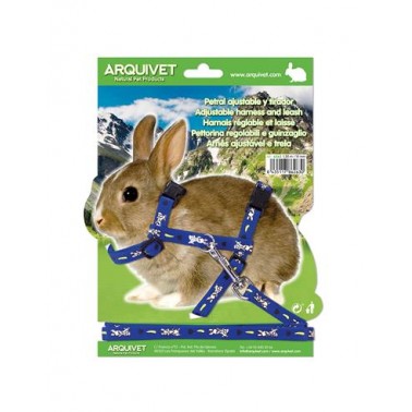 Petral ajust. estampado conejo