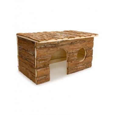 Casita de madera para roedores - 40 x 23 x 20cm