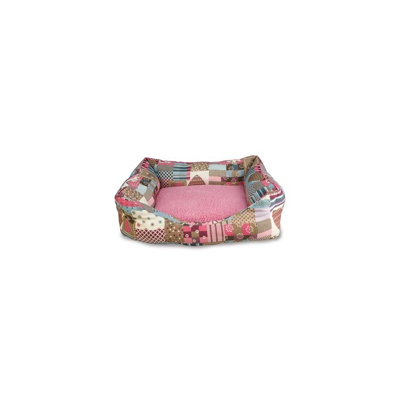 Cama Corazones y rayas - 70 x 55 x 19 cm