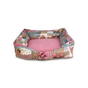 Cama Corazones y rayas - 70 x 55 x 19 cm