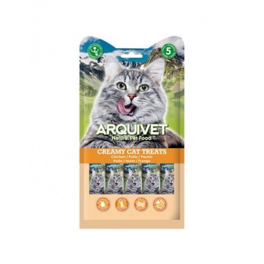 Creamy Cat Treats - Snack cremoso de pollo (bolsa 5 sobres de 14 g)