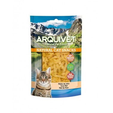Filetes de atún 50 gr - Snacks 100% naturales para gatos - Alimento complementario para felinos