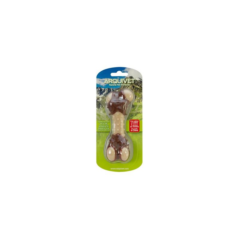 Hueso aromatizado con sabor a jamón - Juguetes y accesorios para perros - Complementos para mascotas