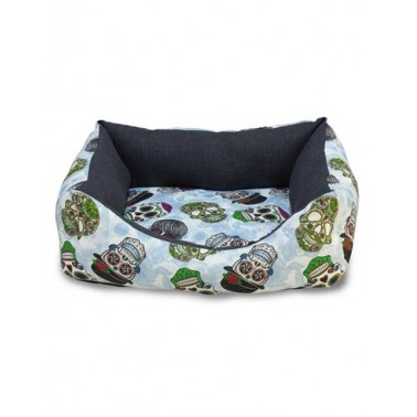 Cama cuadrada Calaveras 50 cm