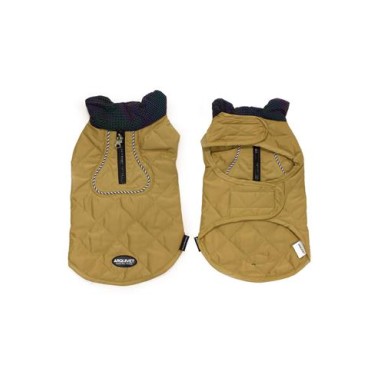 Chaleco Acolchado beige para perros "Aconcagua" L - 35 - cm - Protege del frío