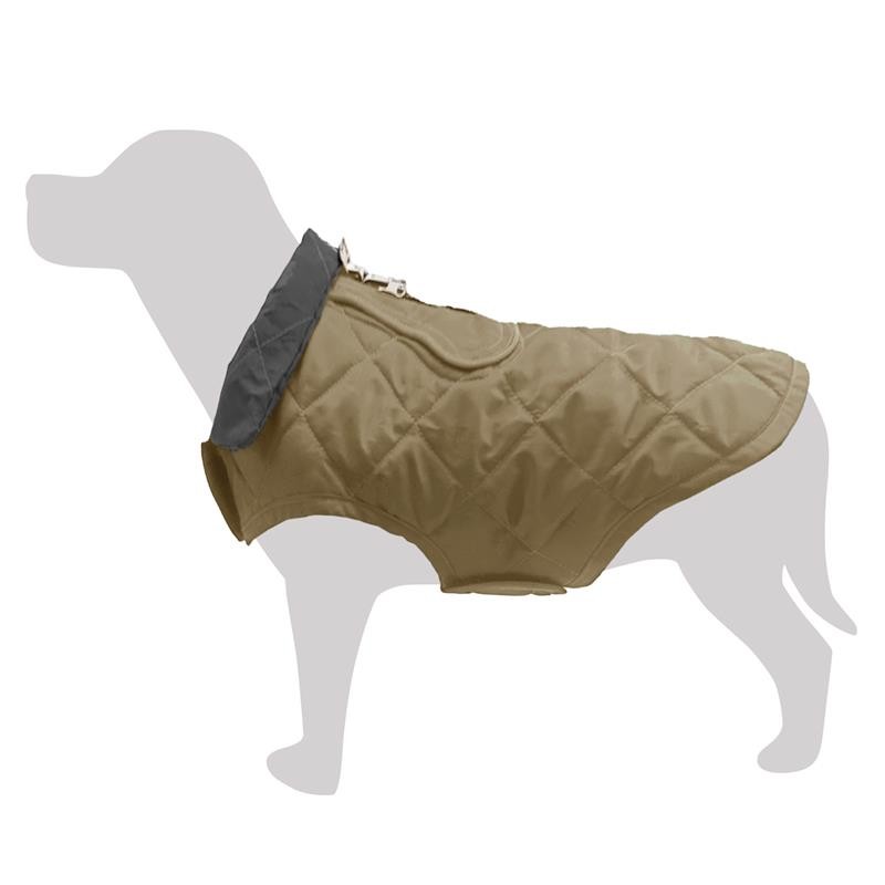 Chaleco Acolchado beige para perros "Aconcagua" M - 30 - cm - Protege del frío