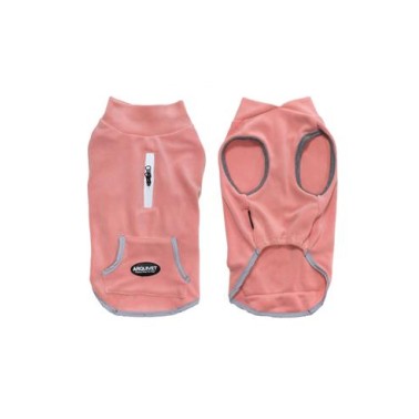 Forro Polar Elástico para perros Rosa "Ararat" XS - 20 cm - Protege del frío