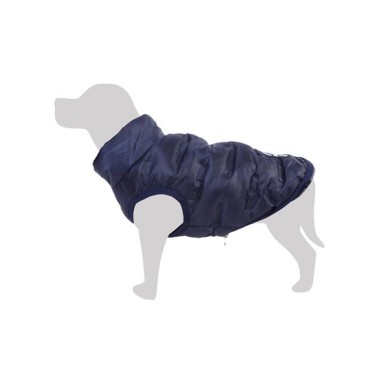 Chaleco acolchado reversible dos azules "Noruega"- XS/20cm - Ropa para perros - Ayuda a protegerlos del frío