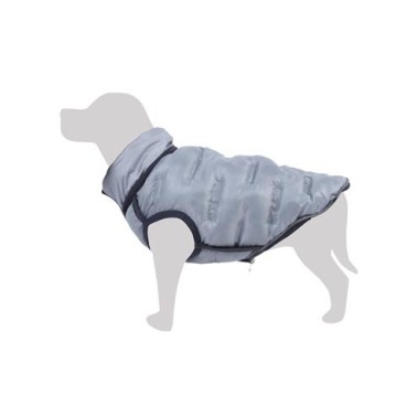 Chaleco acolchado reversible dos azules "Noruega"- XS/20cm - Ropa para perros - Ayuda a protegerlos del frío