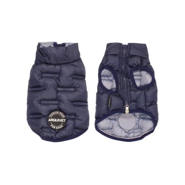 Chaleco acolchado reversible dos azules "Noruega"- XS/20cm - Ropa para perros - Ayuda a protegerlos del frío