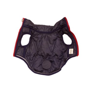 Chaleco acolchado reversible rojo-negro "Canada" - S/25cm - Ropa para perros - Ayuda a protegerlos del frío