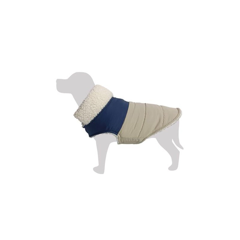 Abrigo con cuello peluche para perros "Kilimanjaro" XS - 20 cm - Protege del frío