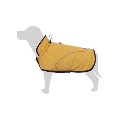 Impermeable color miel "Alaska" - L/35cm - Ropa para perros - Ayuda a protegerlos del frío - Accesorios para mascotas