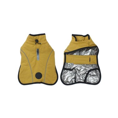 Impermeable color miel "Alaska" - XS/20cm - Ropa para perros - Ayuda a protegerlos del frío - Accesorios para mascotas
