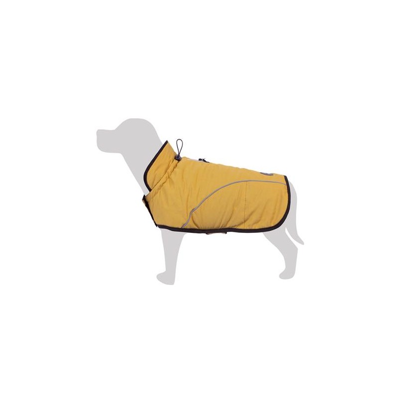 Impermeable color miel "Alaska" - XS/20cm - Ropa para perros - Ayuda a protegerlos del frío - Accesorios para mascotas