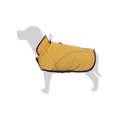 Impermeable color miel "Alaska" - XS/20cm - Ropa para perros - Ayuda a protegerlos del frío - Accesorios para mascotas
