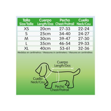 Impermeable Naranja para perros "Monte Vettore" XS - 20 cm - Protege de la lluvia y el frío