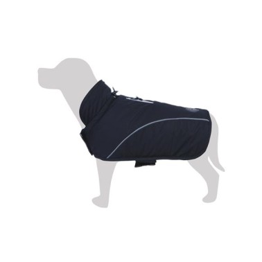 Impermeable negro "Islandia" - XS/20cm - Ropa para perros - Ayuda a protegerlos del frío - Accesorios para mascotas