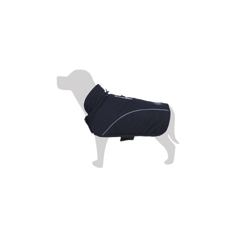 Impermeable negro "Islandia" - XS/20cm - Ropa para perros - Ayuda a protegerlos del frío - Accesorios para mascotas