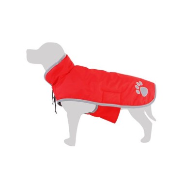 Impermeable rojo XXL / 45 cm