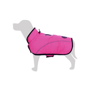 Impermeable rosa "Laponia" - XS/20cm - Ropa para perros - Ayuda a protegerlos del frío - Accesorios para mascotas