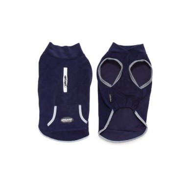 Forro Polar Elástico para perros Azul "Tubqal" XS - 20 cm - Protege del frío