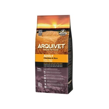 Arquivet-Adult-Pienso para perros adultos-Pollo y arroz-12 kg