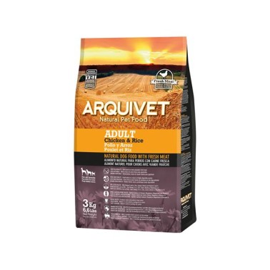 Arquivet-Adult-Pienso para perros adultos-Pollo y arroz-3 kg