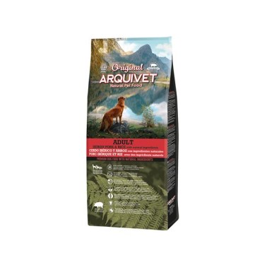 Arquivet-Original - Adult - Pienso para perros adultos - Cerdo Ibérico y arroz - 12 Kg