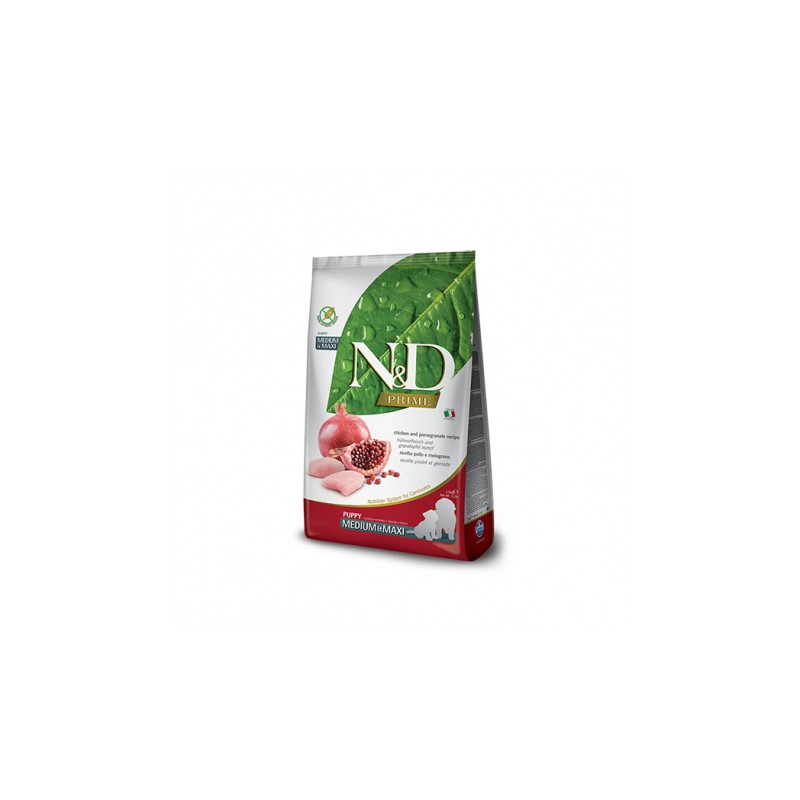 FARMINA ND DOG PUPPY PRIME MEDIUM MAXI POLLO 12KG
