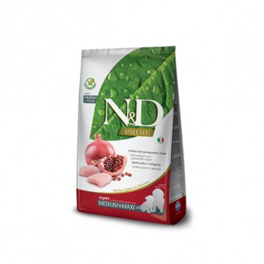 FARMINA ND DOG PUPPY PRIME MEDIUM MAXI POLLO 12KG