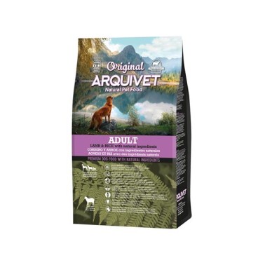 Arquivet-Original - Adult - Pienso para perros adultos de todo tipo de razas - Cordero y arroz - 3 kg