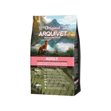 Arquivet-Original - Adult - Pienso para perros adultos de todo tipo de razas - Salmón y arroz - 3 kg