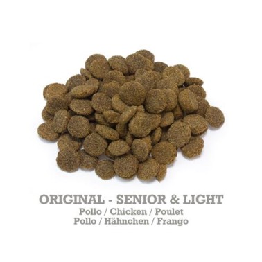 Arquivet-Original - Senior&Light - Pienso para perros adultos de todo tipo de razas - Pollo y arroz - 20 kg