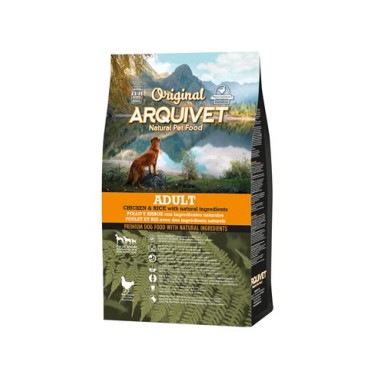 Arquivet-Original - Adult - Pienso para perros adultos de todo tipo de razas - Pollo y arroz - 3 kg