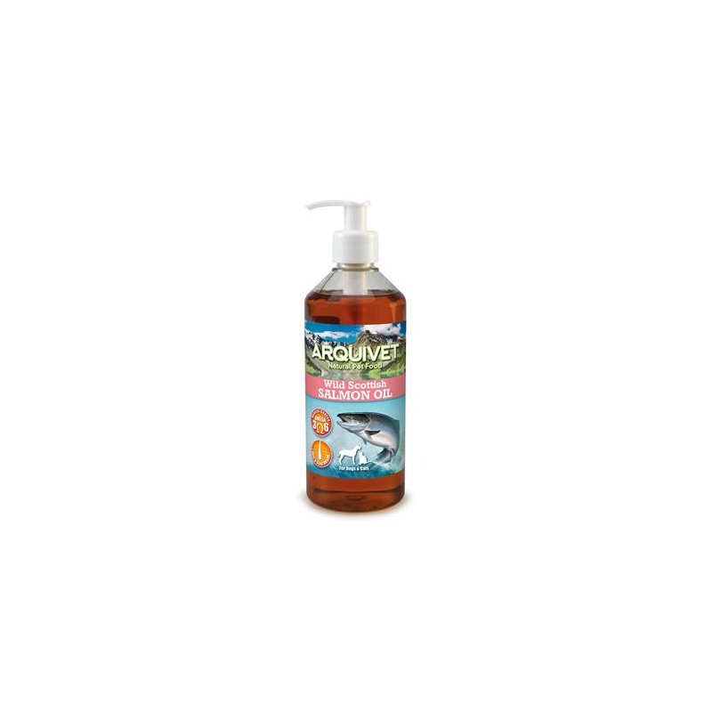 Aceite de salmón escocés - Para perros y gatos - 500 ml