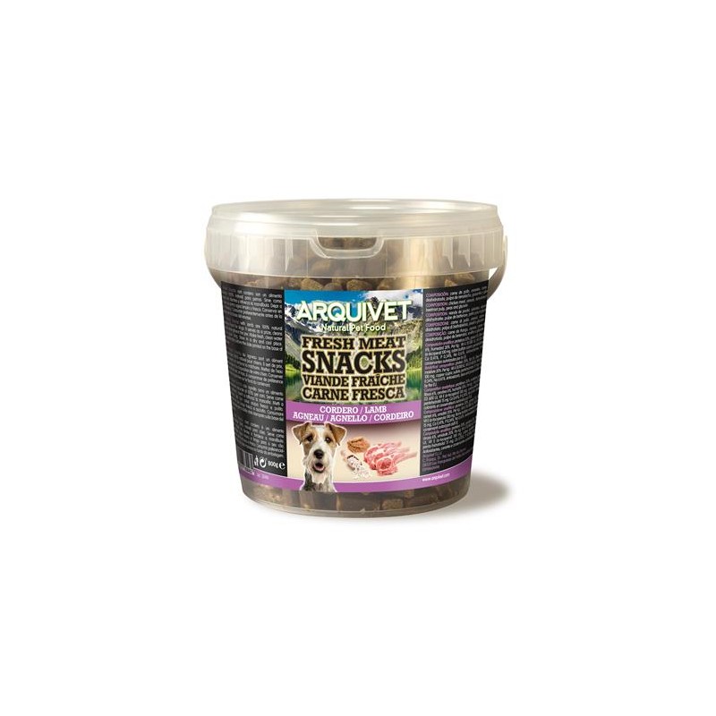 Fresh Meat Snacks - Snacks Carne fresca - Cordero - 800g - para perros adultos