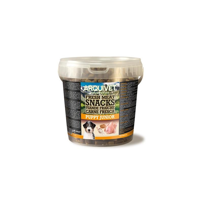 Fresh Meat Snacks - Snacks Carne fresca - Puppy Junior - Pollo - 800g - para cachorros