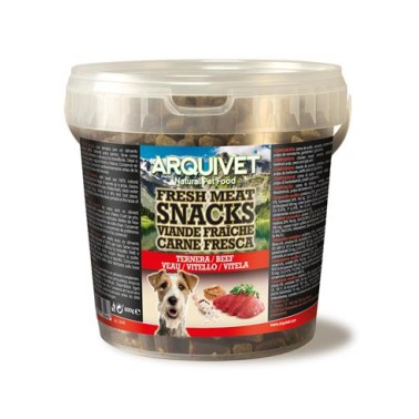 Fresh Meat Snacks - Snacks Carne fresca - Ternera - 800g - para perros adultos