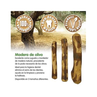Madera de olivo - Mordedor para perros - L (221-450gr/21-26cm)