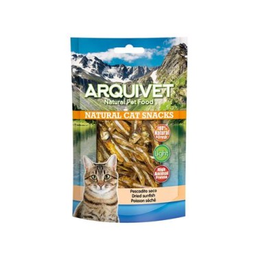 Pescadito seco 50 gr - Snacks 100% naturales para gatos - Alimento complementario para felinos