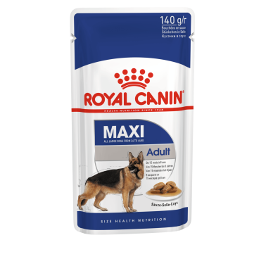 Royal Canin Maxi Adult Carne sobre en salsa para perros  10X140GR