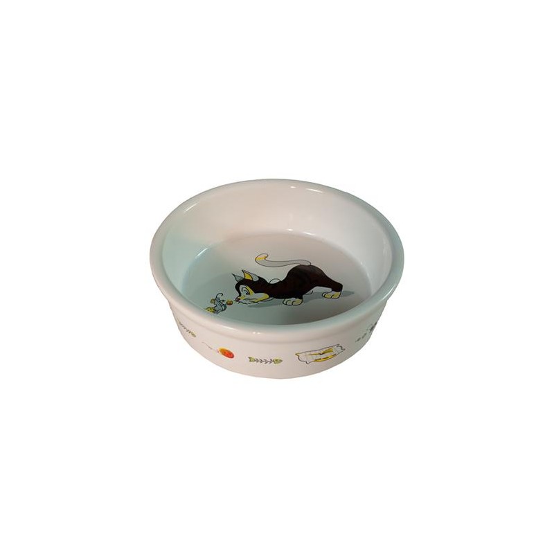 Comedero ceramica Gatito - 12 cm