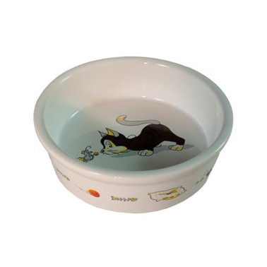 Comedero ceramica Gatito - 12 cm