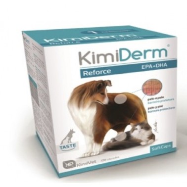 KIMIDERM REFORCE CAPSULAS Alergias cutaneas en Perros y Gatos