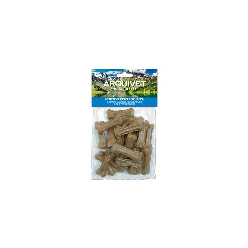 Huesito prensado piel - 5 cm (Bolsa 12 uds.)