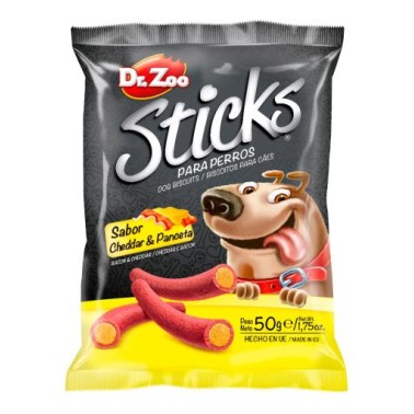 Dr Zoo Snacks Sticks De Cheddar Y Panceta Para Perro