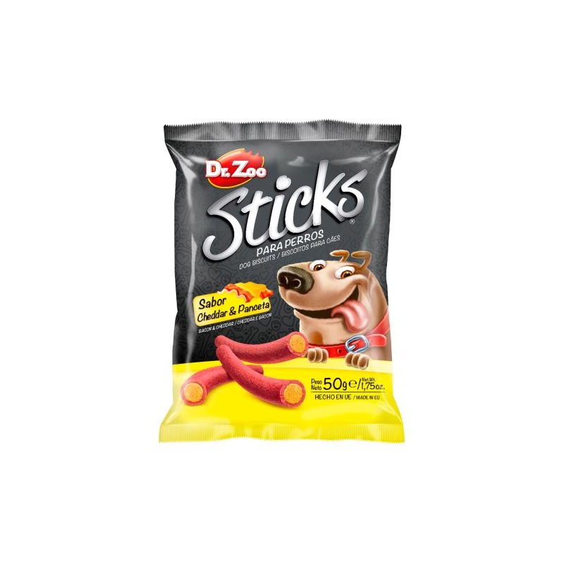 Dr Zoo Snacks Sticks De Cheddar Y Panceta Para Perro