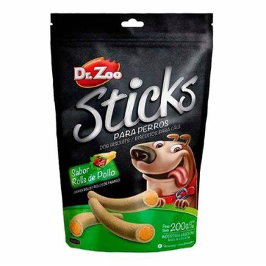 Dr Zoo Snacks Sticks Roll Sabor Pollo Para Perros
